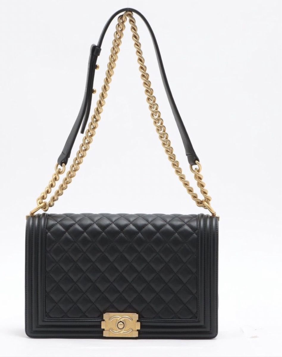 Chanel Borse da donna: Original CHANEL Boy Bag Large mit goldener Hardware – Usato da Olten venduto da ale_nb2x 2