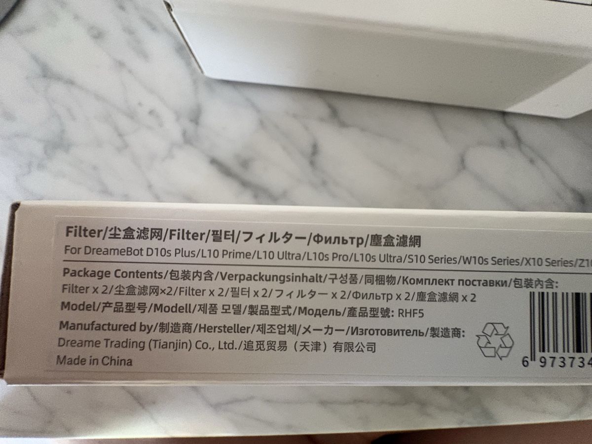 Altro per la casa: Dreame Staubsaugerbeutel und Filter  – Nuovo e nell'imballaggio originale da Zürich venduto da aanoukk 2