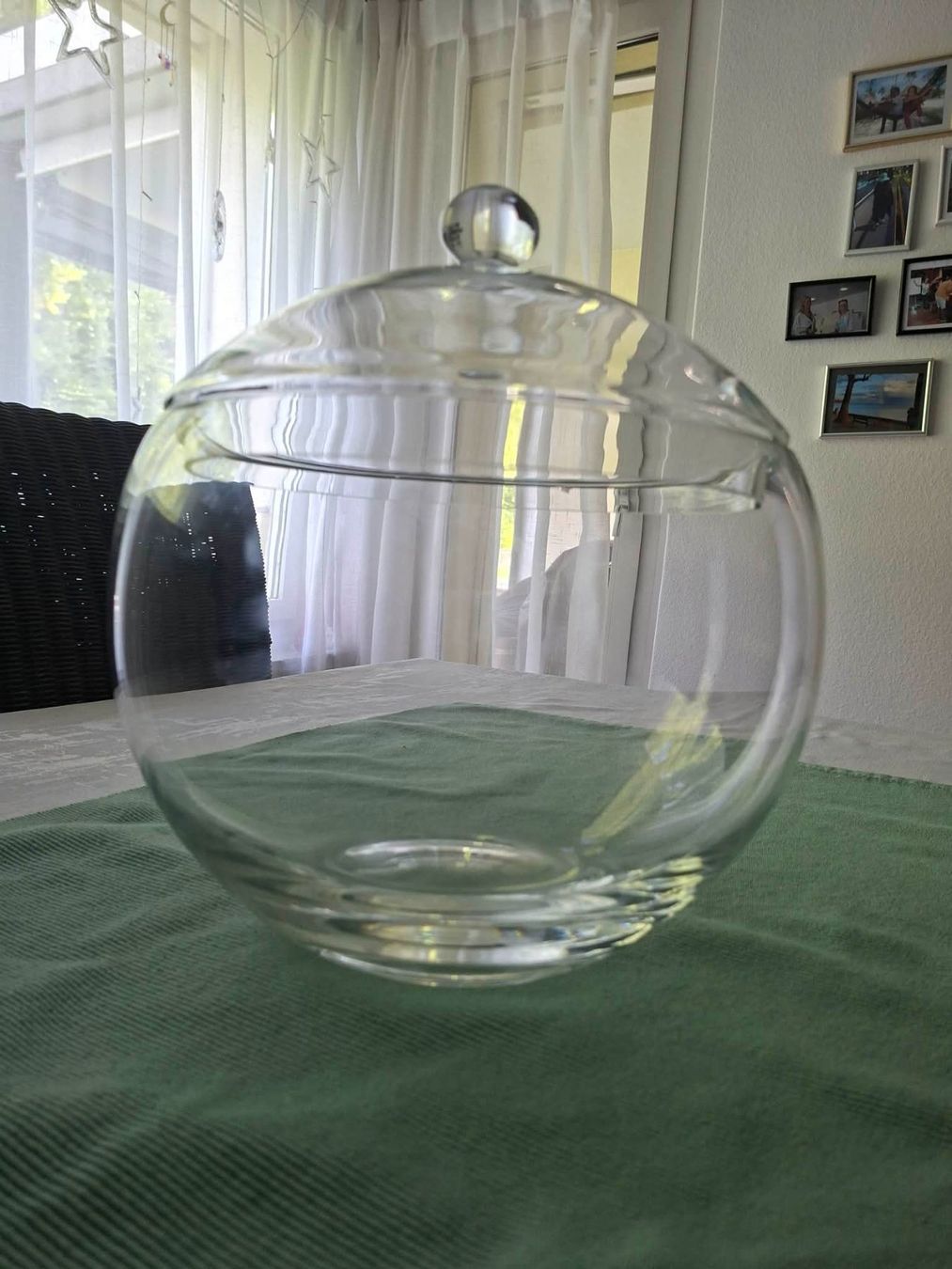 Gläser: Große Glasschale mit Deckel – Gebraucht aus Kloten von Szilvi15 4