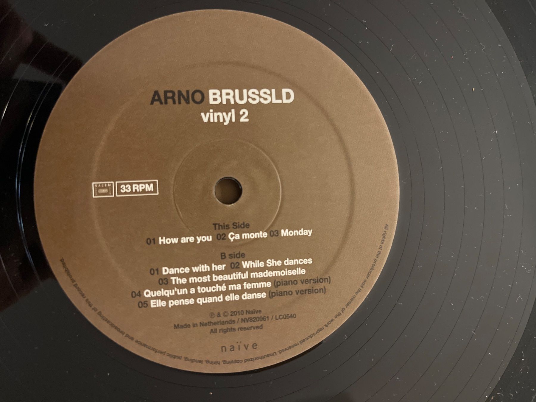 Dischi in vinile: S1528/Arno Brussld – Usato da Frutigen venduto da Philippe_jsp 2