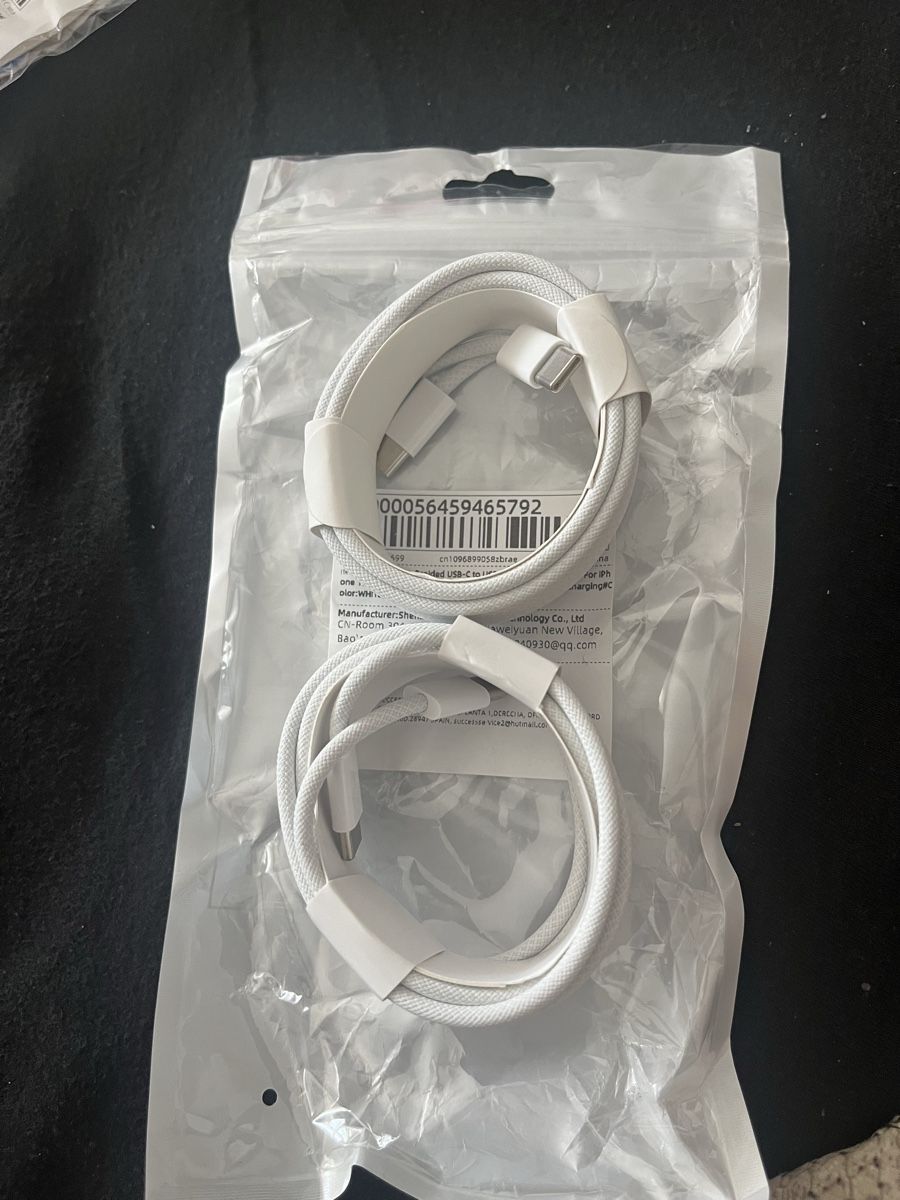 Cavi: Neuwertiges 2x USB-C to USB-C Kabel Weiss 3 m – Nuovo e nell'imballaggio originale da Olten venduto da sae_82z2