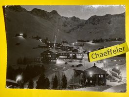 1960 Arosa. Abendstimmung in Innerarosa