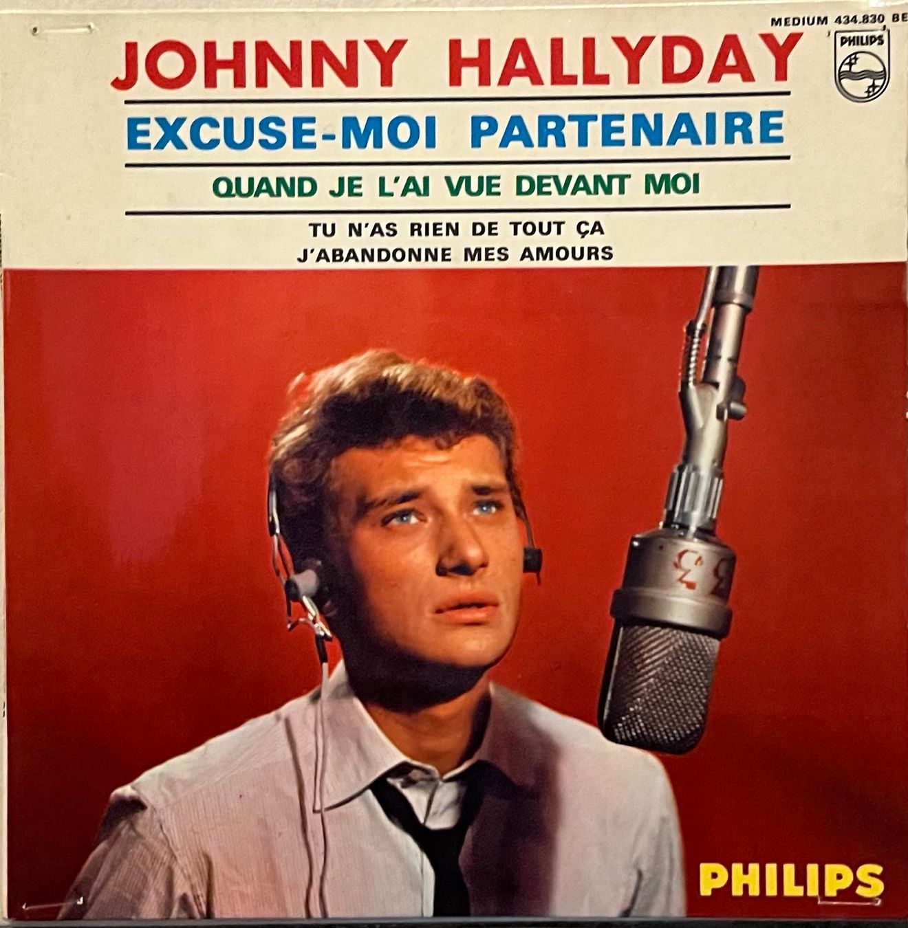 Schallplatten: JOHNNY HALLYDAY - EXCUSE-MOI PARTENAIRE – Gebraucht aus Bussigny von vinyl-pas-cher