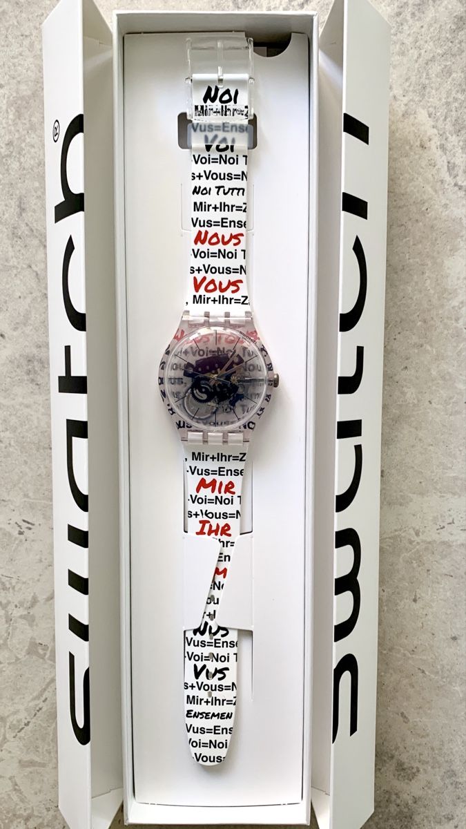 Swatch Orologi: Swatch GV Uhr 2026 – Nuovo e nell'imballaggio originale da Cham venduto da Spezialch 1