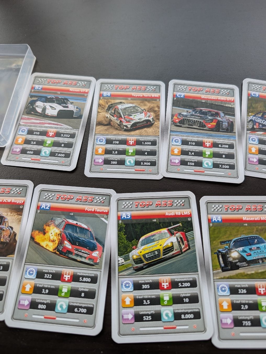 Giochi: TOP ASS Motorsport Quartett  – Nuovo e nell'imballaggio originale da Davos-Platz venduto da v2cat 1