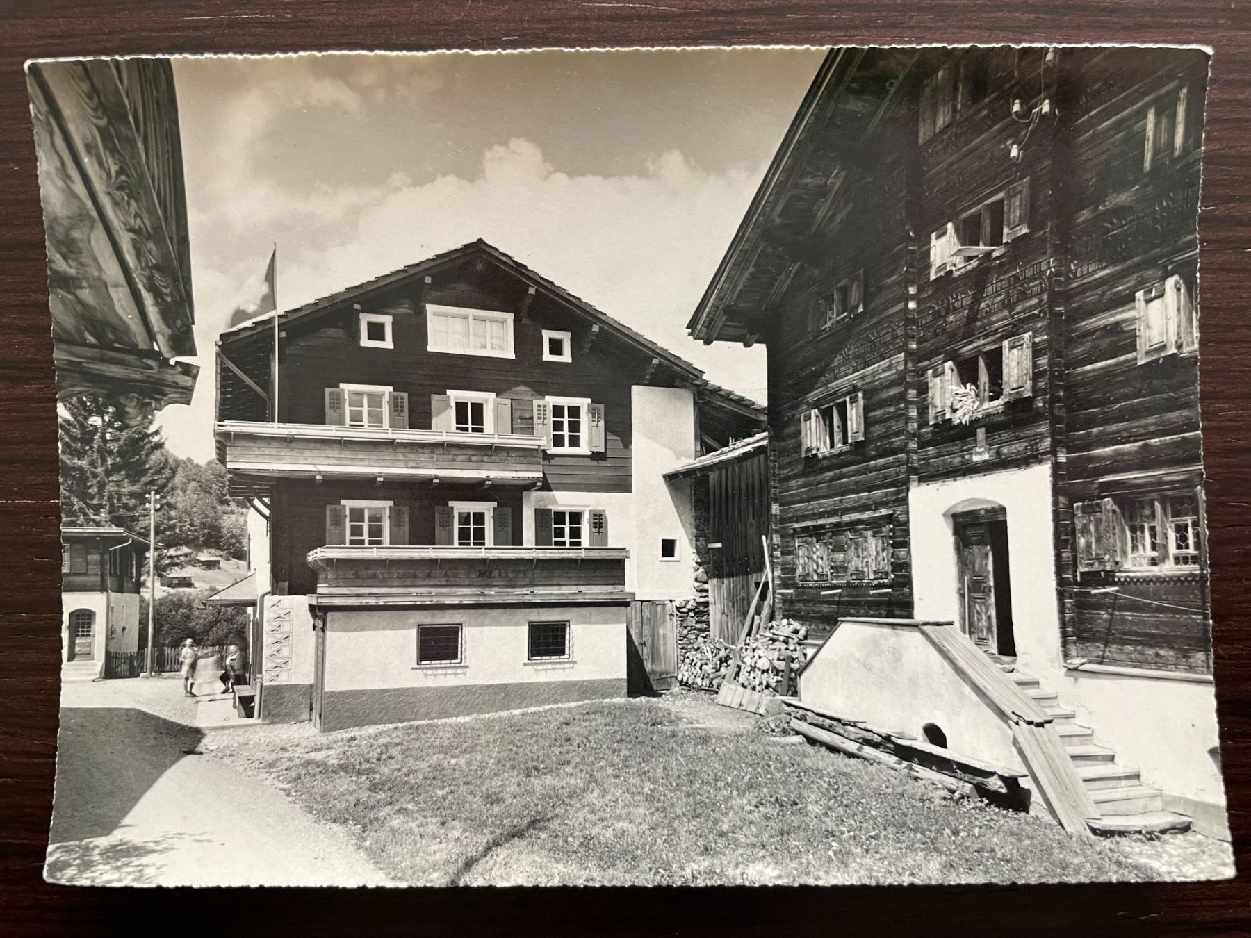 Cartoline postali: KLOSTERS - SERNEUS Ferienheim Seen belebt – Usato da Wald ZH venduto da TLILEF