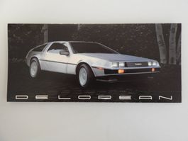 De Lorean Original Faltprospeckt neu
