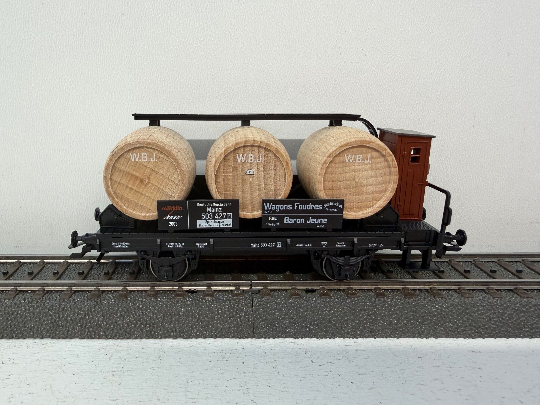 Märklin Modellini di ferrovie: Märklin 46744 Güterwagen Jahreswagen 2003 – Usato da Büsserach venduto da ModellbahnDepot 1