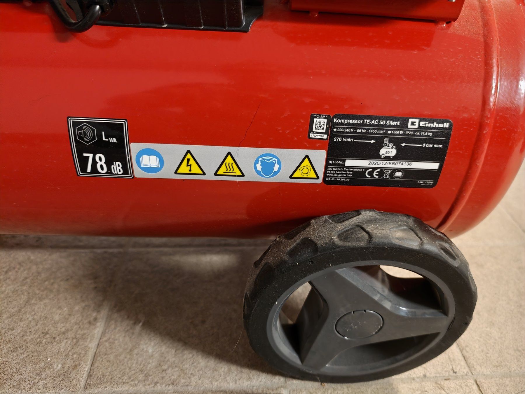 Einhell Kompressoren: Compresseur Einhell TE-AC 50 Silent comme neuf – Gebraucht aus Thônex von Ammonite 3