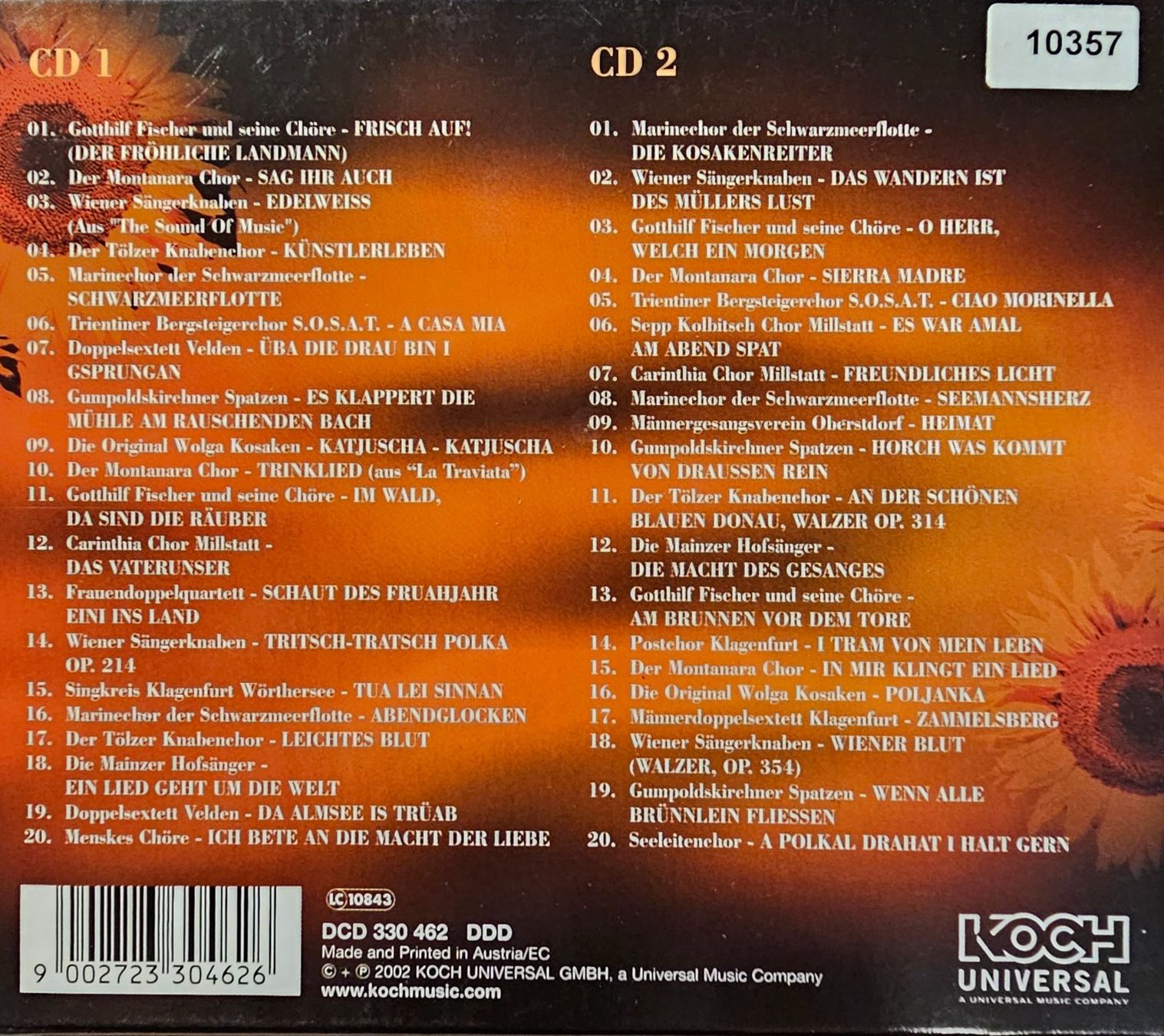 CDs: Various - 5 Sterne Chöre – D'occasion à Wahlen b. Laufen par Cg10 1