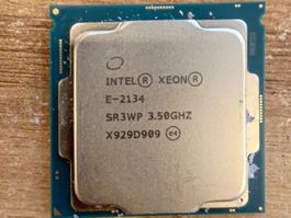 Xeon E-2134 4 Kerne  3.50 GHz Cache: 8 MB