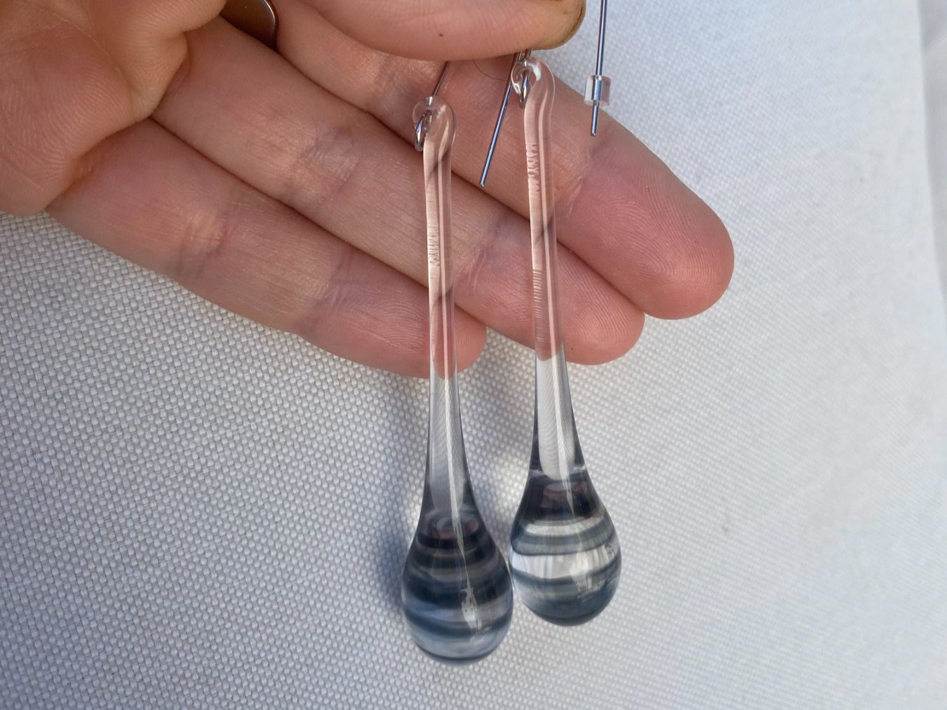 Cos Orecchini pendenti & Orecchini a lobo: Lange Glasohrringe COS – Usato da St. Gallen venduto da art_pn78 3