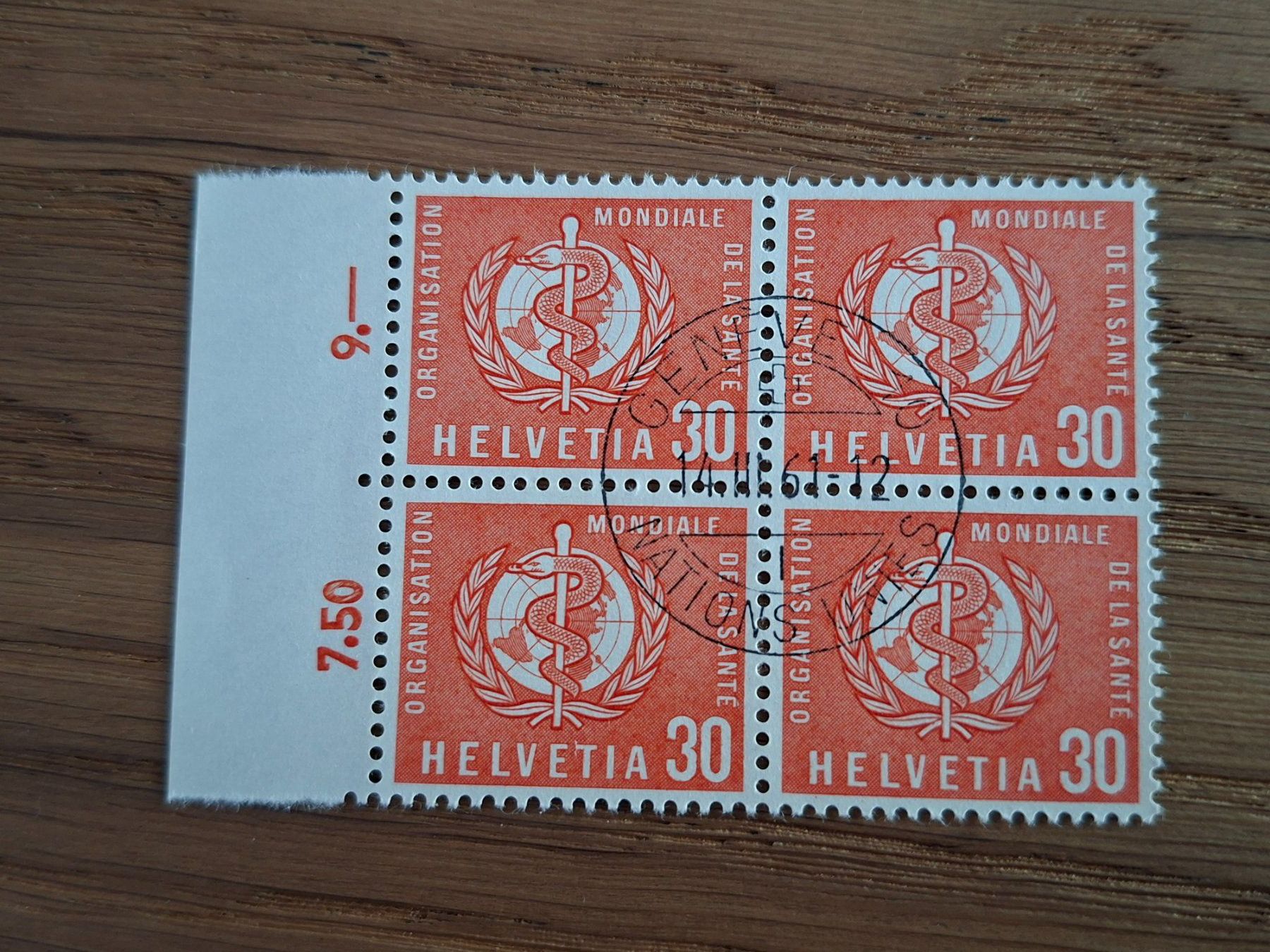 Tutti i francobolli: Dienstmarken: 4er Blocks: OMS – Nuovo (secondo la descrizione) da Hinterkappelen venduto da 1399 3