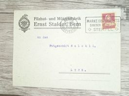 TR20 Enveloppe + Timbre Suisse 1924