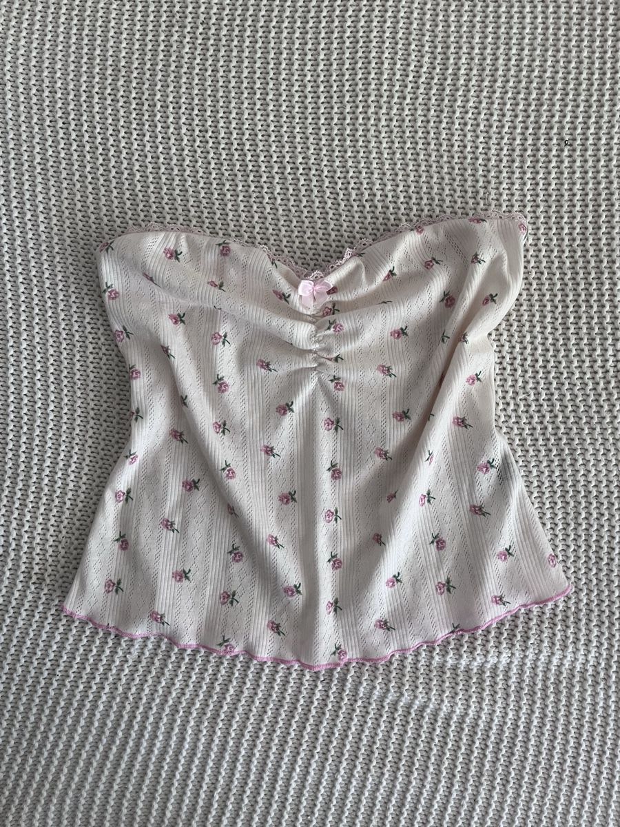 Tops: Tube Top Blümchen Grösse S – D'occasion à Bern par Apfel2002