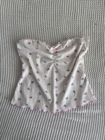 Tube Top Blümchen Grösse S