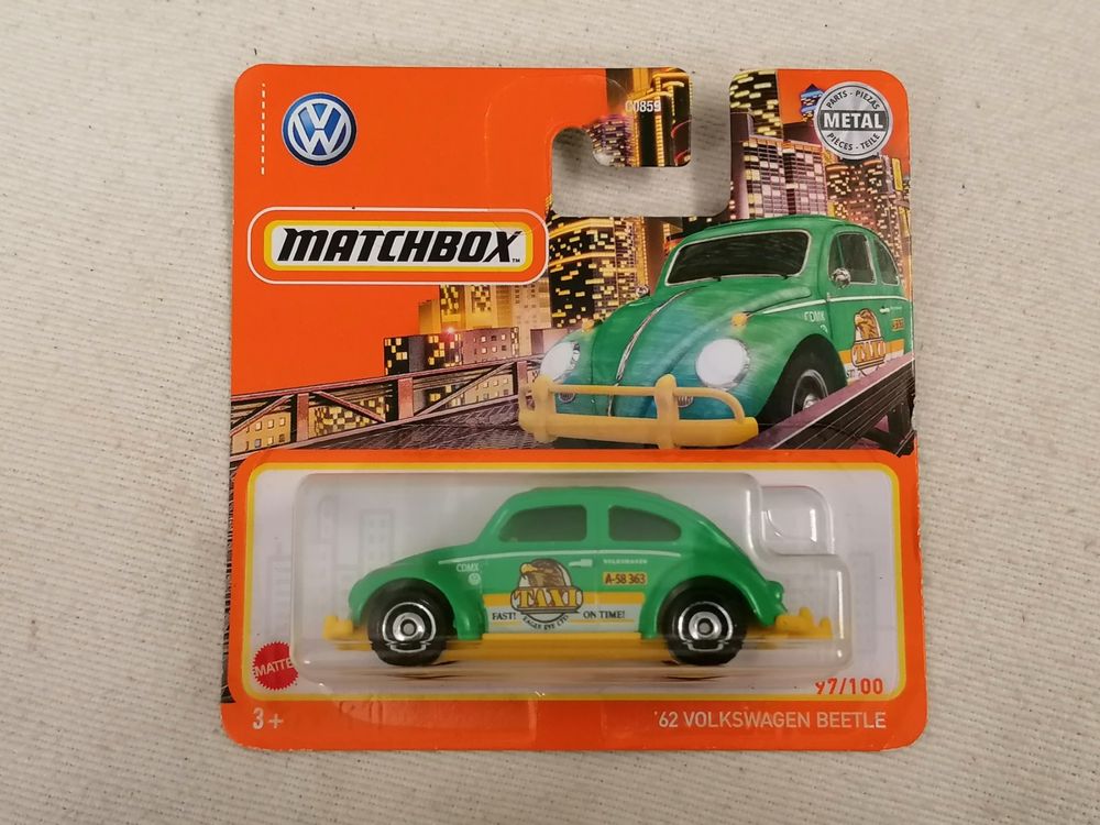 Matchbox - '62 Volkswagen Beetle TAXI (Neu und originalverpackt) in