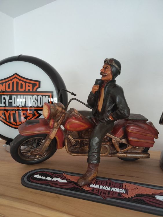 Motorrad Modell 1:18 Legierung - Drehbare Räder, Mit Ständer, Sammlerstück