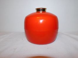 Orangener Vintage Eisbehälter 70er Jahre 👍