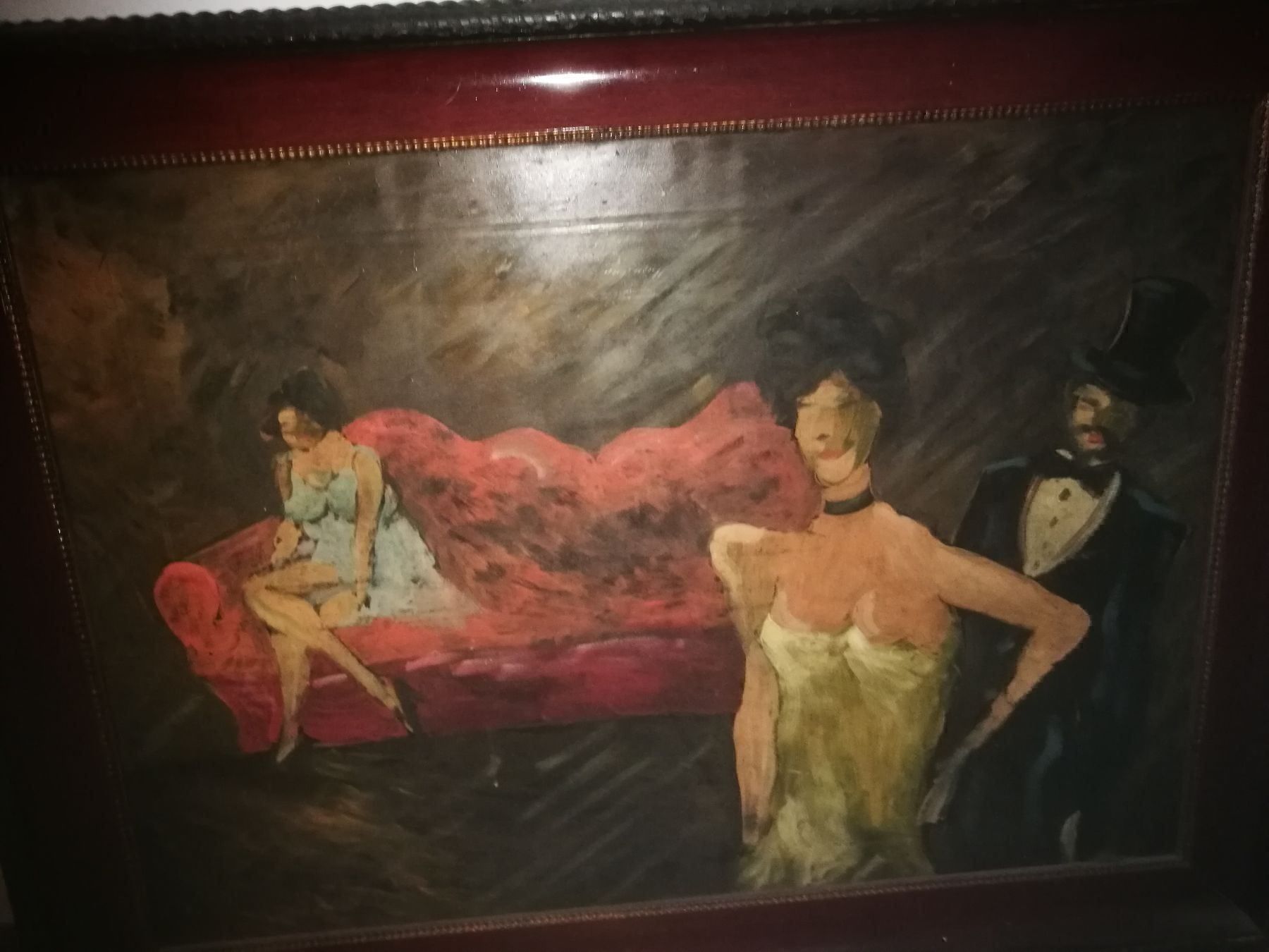 Poster & Bilder: Oelbild in Grossformat Grosser Bilderrahmen – Gebraucht aus Eschenbach SG von Buyer2005