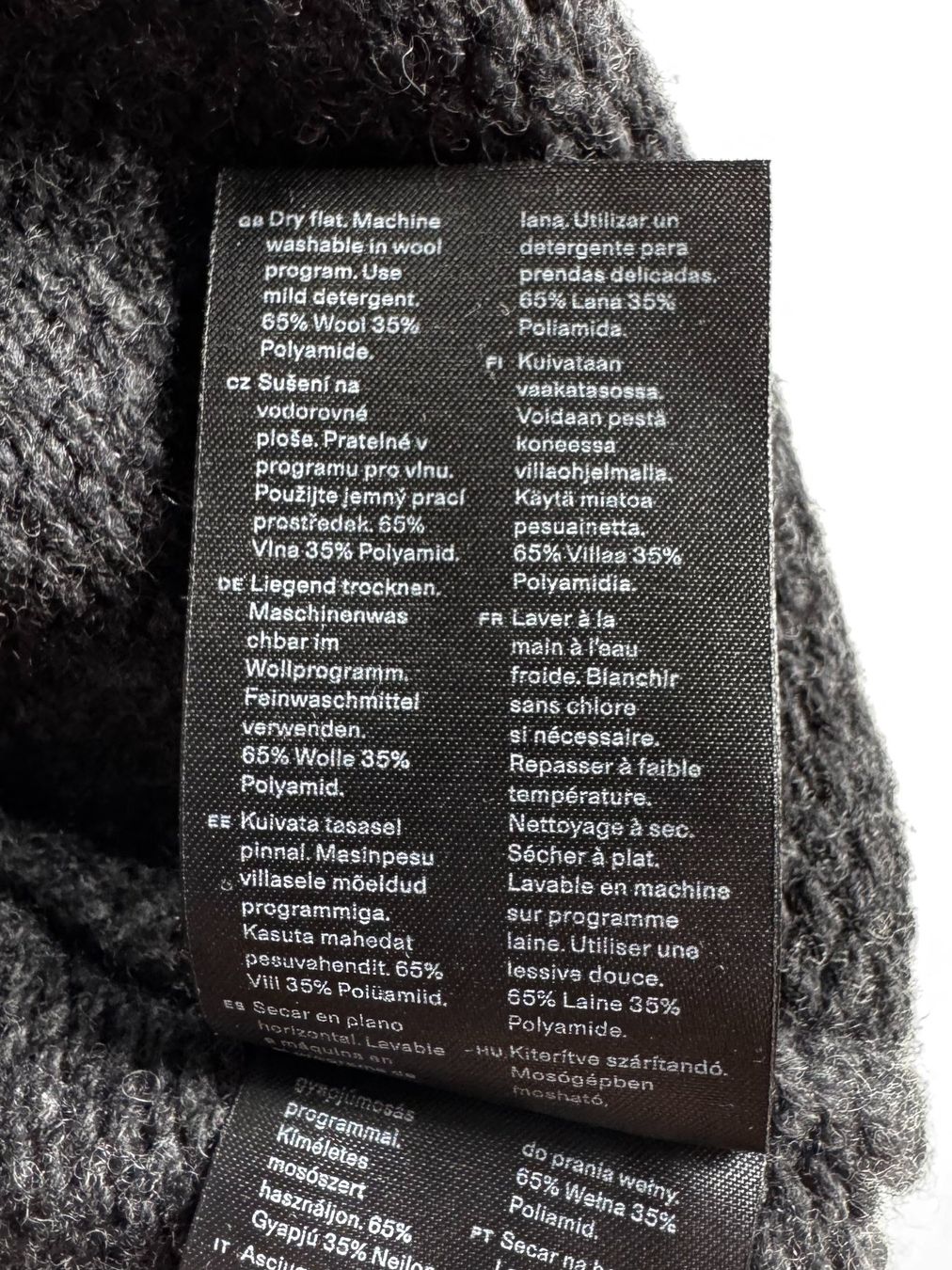 Arket Maglioni & Felpe: Arket Pullover aus schwerem Wollstrick , Anthrazitgrau – Usato da Vilters venduto da Sidsel_M 6