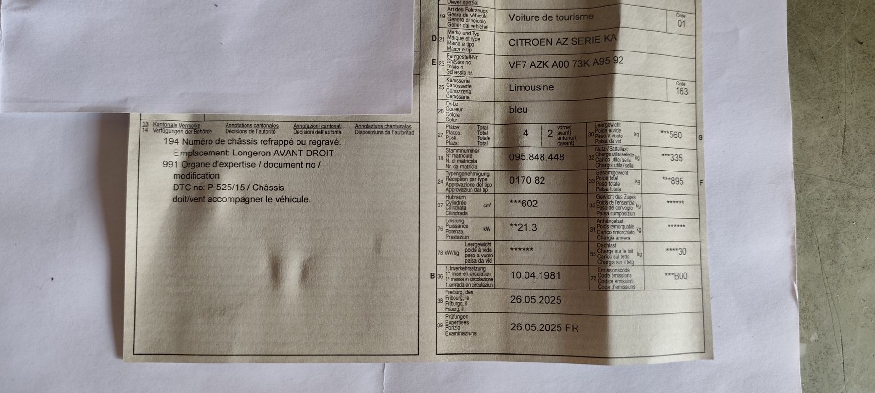 Citroën Autos: A vendre 2cv6 – D'occasion à Mannens par vinch4wd51 6