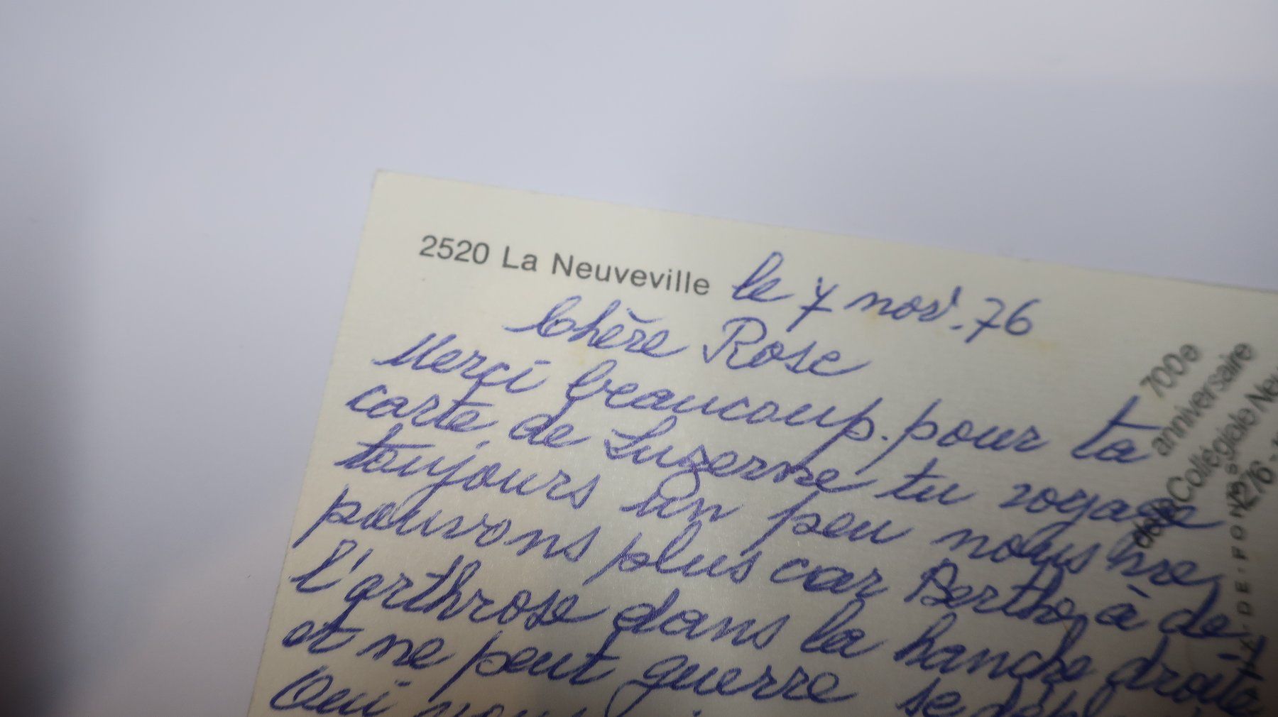 Ansichtskarten: La Neuveville Multivues 1976 – Gebraucht aus Cormoret von Pascalll2001 3