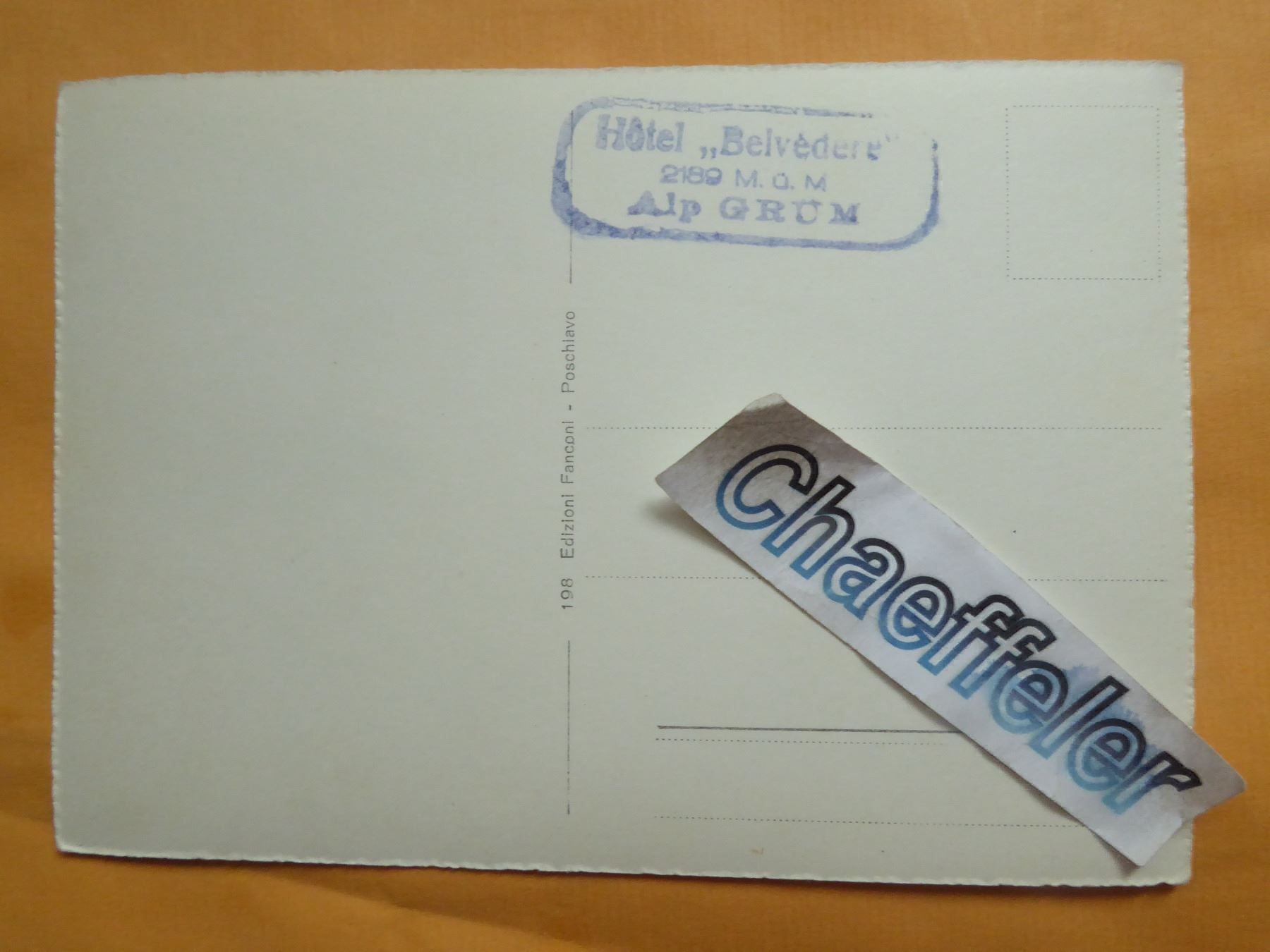 Cartoline postali: Alp Grüm mit Palügletscher – Nuovo (secondo la descrizione) da Zürich venduto da Chaeffeler 1