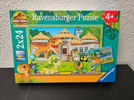 Neu - Ravensburger - Puzzle 2x24 Jurassic World