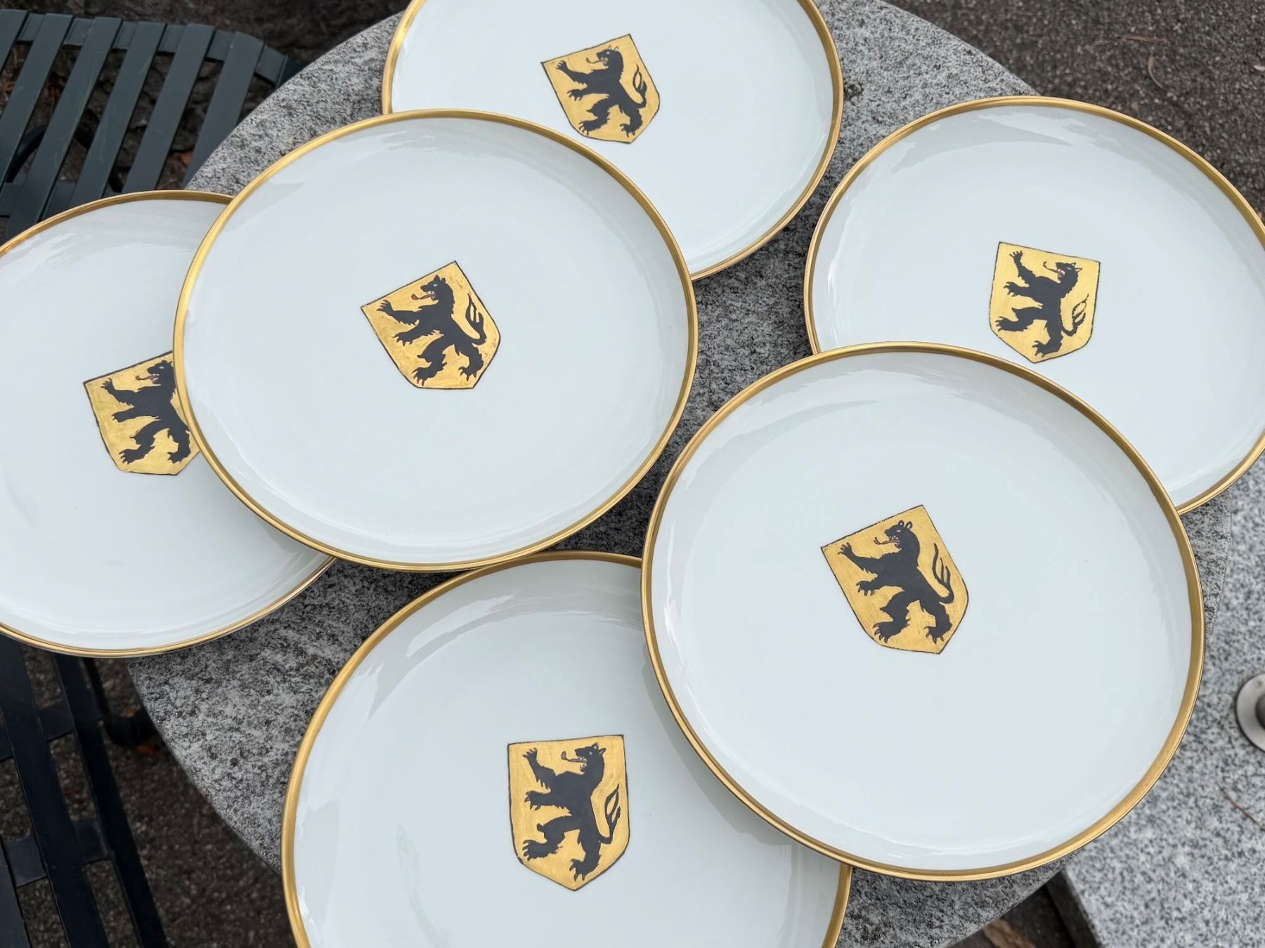 Piatti: 🟢   6 Wappen-Teller – Usato da Zürich venduto da trashtussi