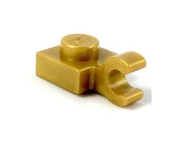 LEGO - 100x Plate, Modified 1x1 Open O Clip  - 61252 - NEW