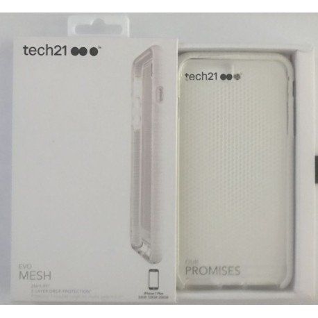 Cover & Protezioni schermo: Tech21 Evo Mesh IPhone 7 Plus Case Weiss/Transparent – Nuovo (secondo la descrizione) da Bassersdorf venduto da maga1g
