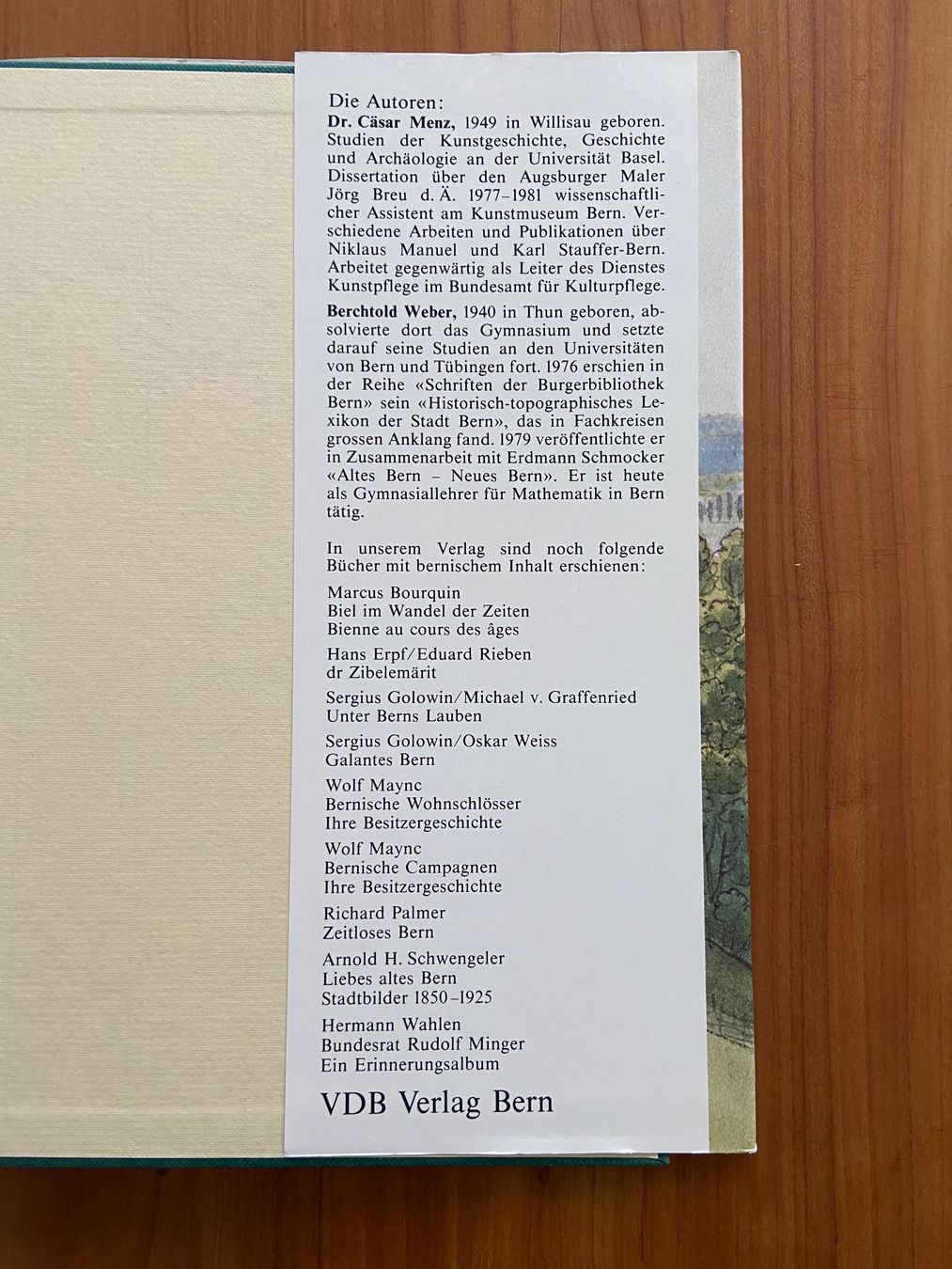 Bücher: Bern im Bild 1680 - 1880, Cäsar Menz, Berchtold Weber – Gebraucht aus Wilderswil von leh_9hxp 5