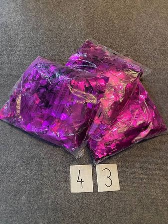 Paillettes fuchsia 3 sacs de 1 kg