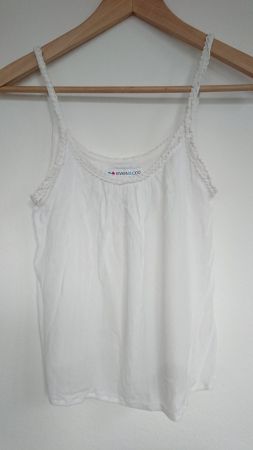 Damen Top EVEN&ODD Gr. 36 S Weiss