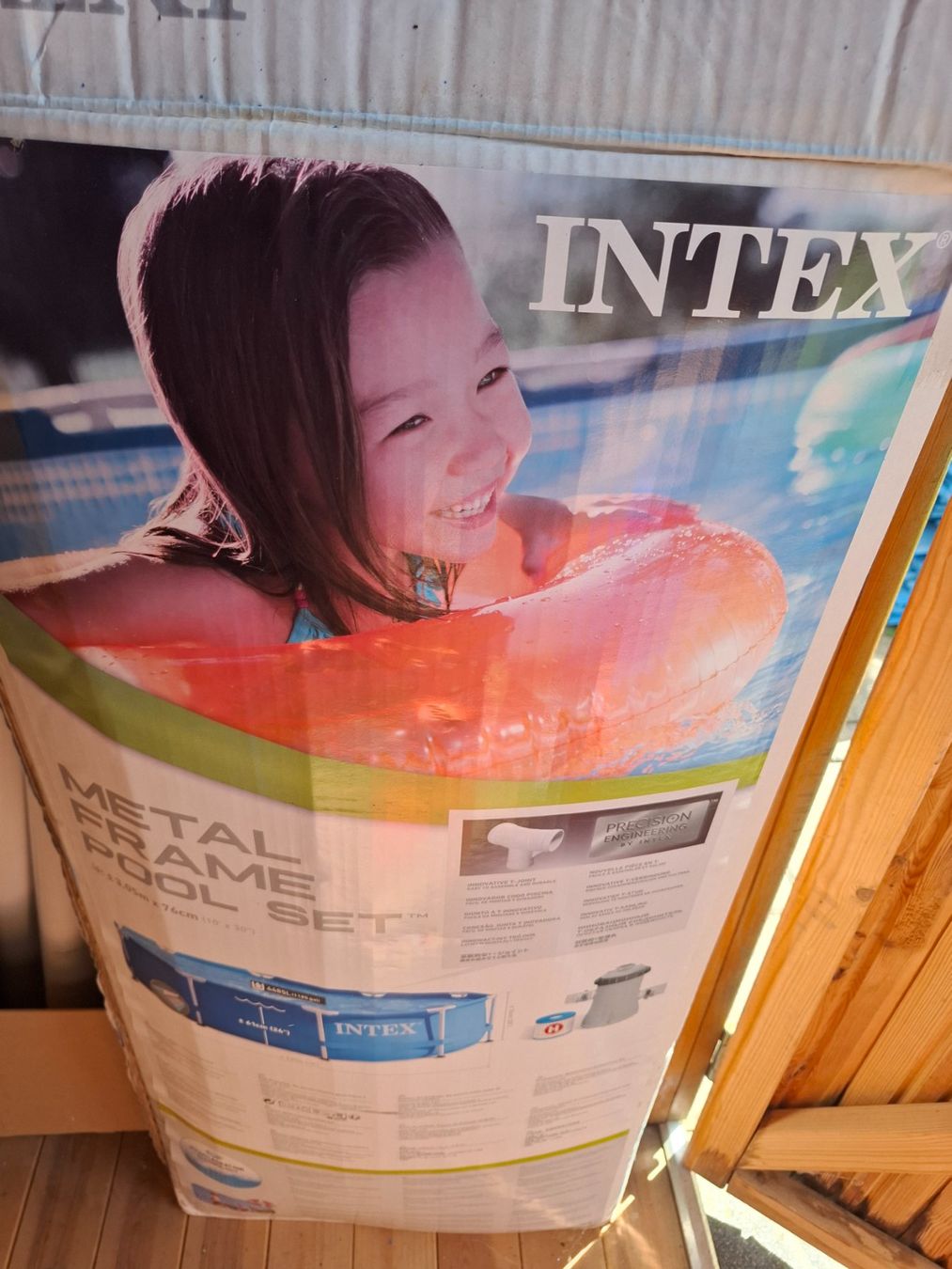 Intex Schwimmbad: INTEX Pool Set Metal Frame Pool 3.05x0.76m – Defekt aus Bätterkinden von Irma78