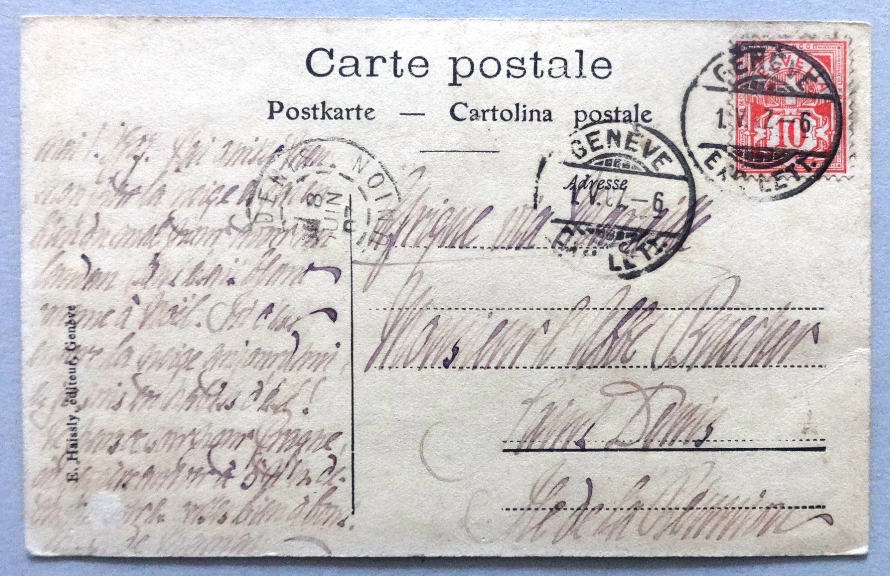 Cartes postales: Barque du Lac Léman – D'occasion à Fétigny par Billy2miny 1