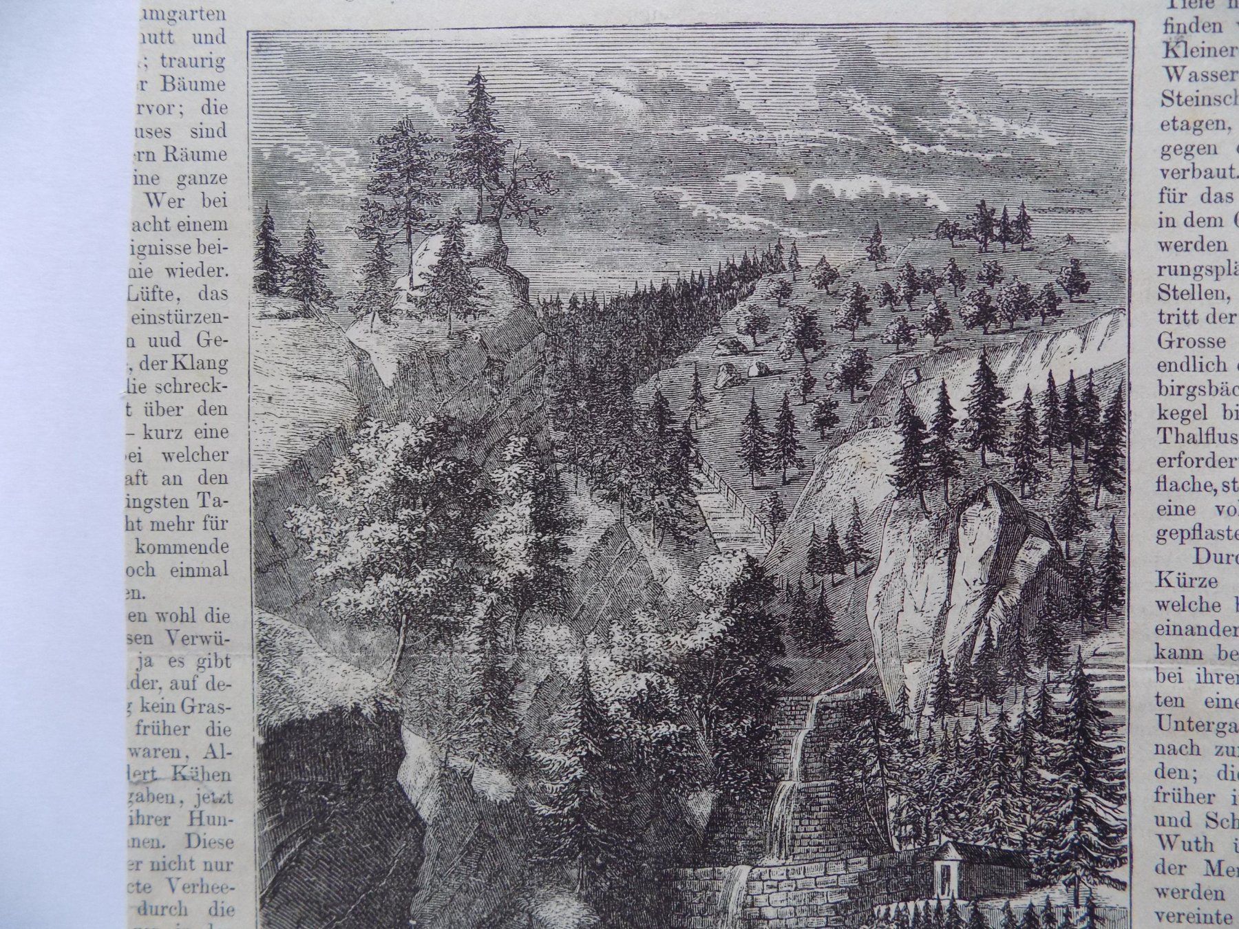 Incisioni: Mollis Talsperre um 1880 – Usato da Risch venduto da Antikfee 3