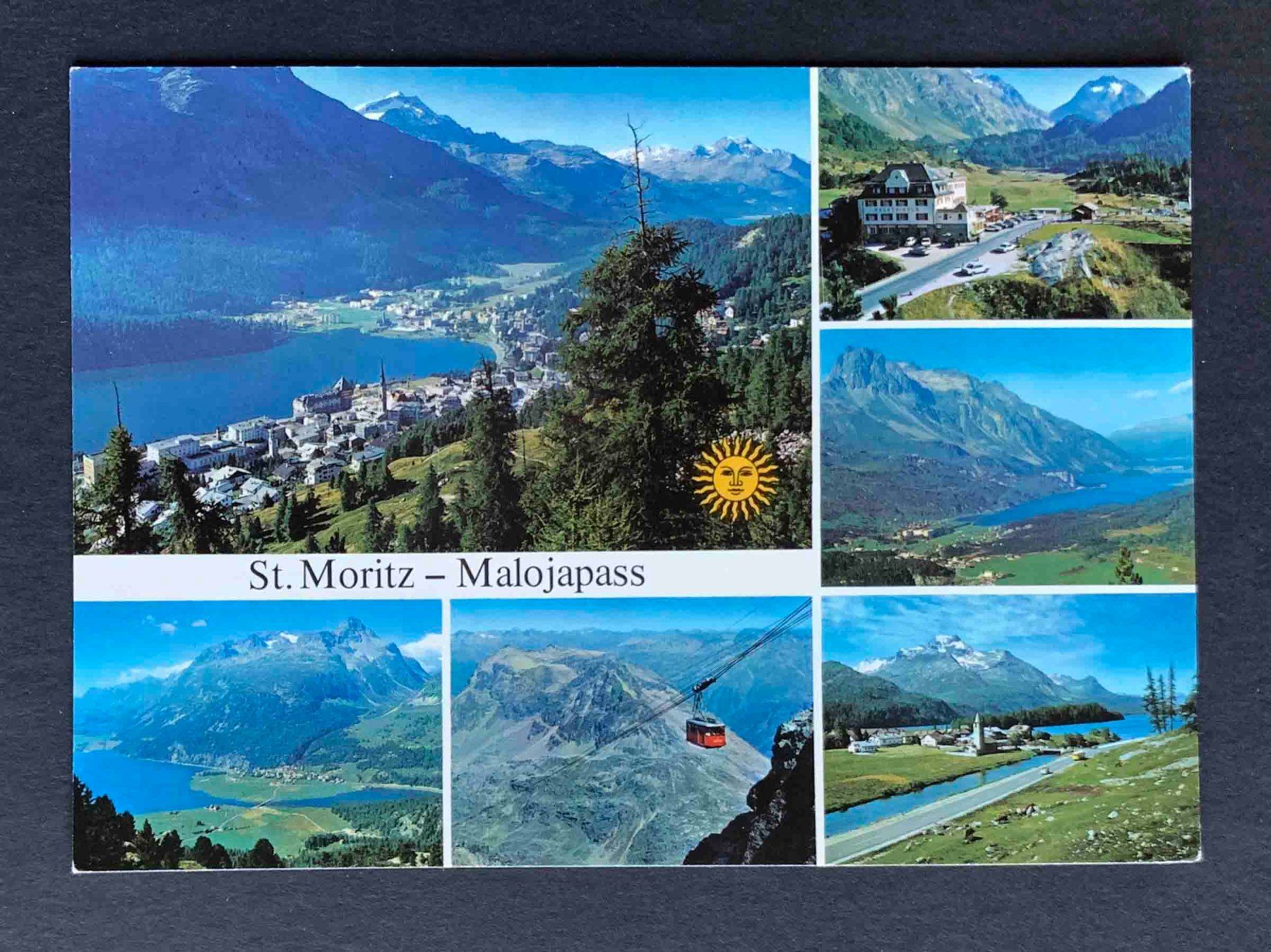 Cartoline postali: AK St Moritz Malojapass – Usato da Goldau venduto da artelier1