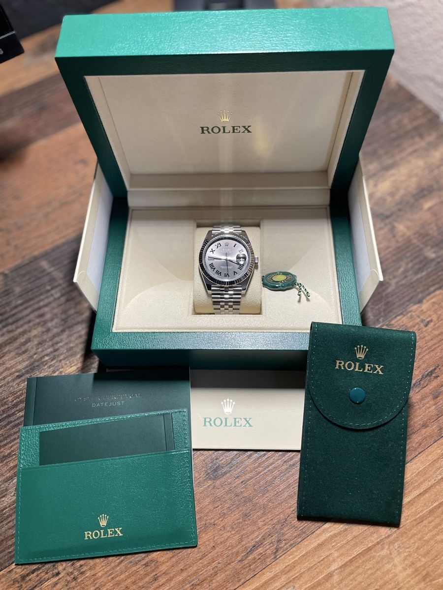 Rolex Uhren: Rolex Datejust Wimbledon 41mm – Gebraucht aus Münchwilen von raf_nj7t 2