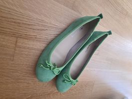 Tamaris Ballerinas, grün, Gr. 41, Frühling/Sommer Trend!
