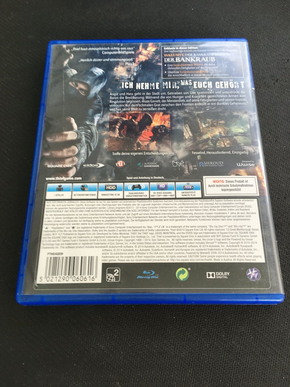 Sony Giochi: Thief - Playstation 4 / PS4 – Usato da St.Gallen venduto da MedienJoe 2