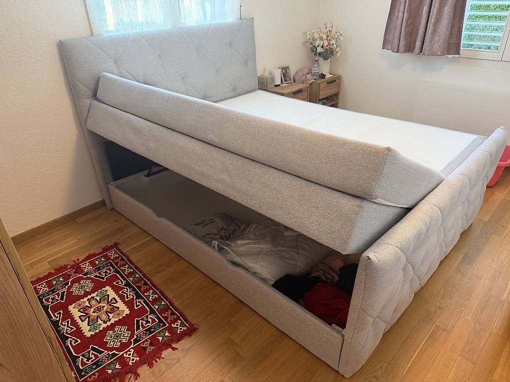 Mömax Lits: Boxspringbett – D'occasion à Algetshausen par amr_s75y 2