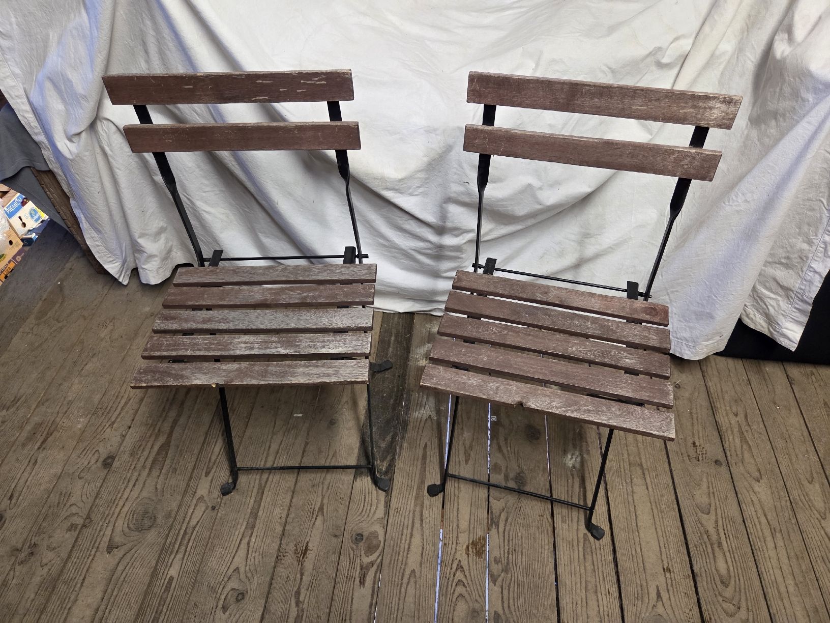 Chaises: 2 Gartenstühle klappbar – D'occasion à Wädenswil par weihpos