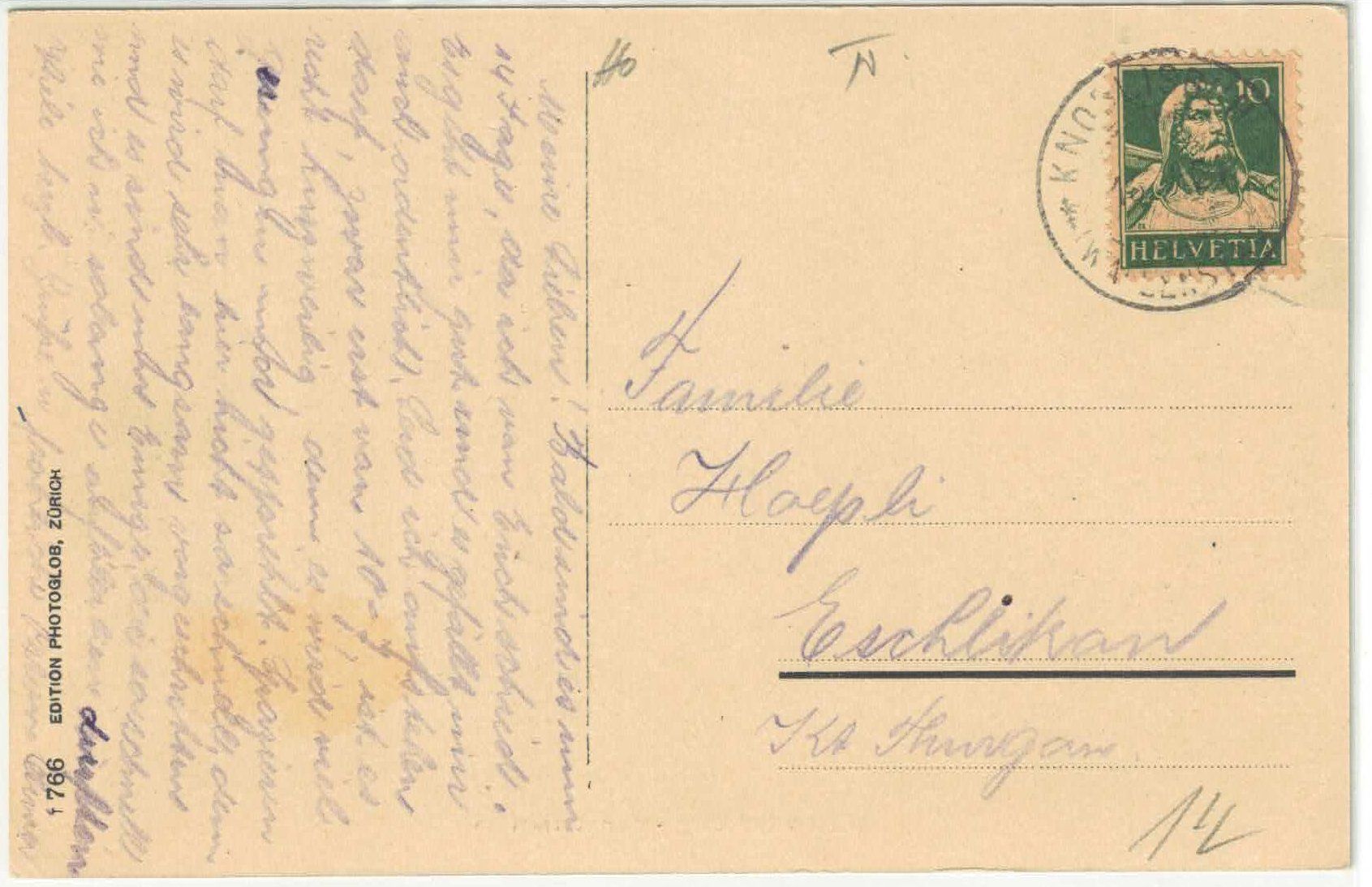 Cartoline postali: Wallenstadtberg - Sanatorium – Usato da Ettingen venduto da Kartenplanet 1