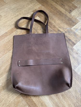 Ledertasche Matine braun gebrauchter Zustand