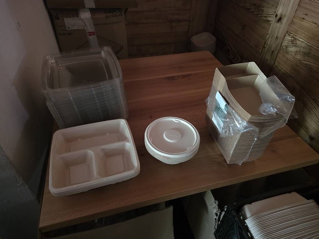 Contenitori & Simili: Bio Takeaway Einweggeschirr Schale mit Deckel – Usato da Selzach venduto da Grievas 2