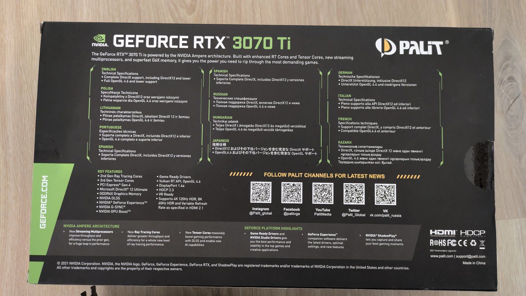Schede grafiche: Palit GeForce RTX 3070 Ti GamingPro 8GB – Usato da Biasca venduto da TheSeo 3