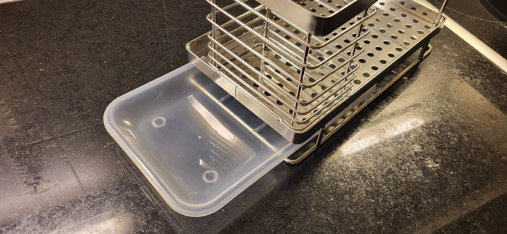 Edelstahl Schubladen-Organizer – Modernes Utensilien-Tablett In Grau/Silber | Für Küche, Büro & Mehr