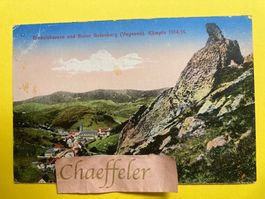 Diedolshausen und Ruine Gutenberg (Vogesen). Kämpfe 1914/16